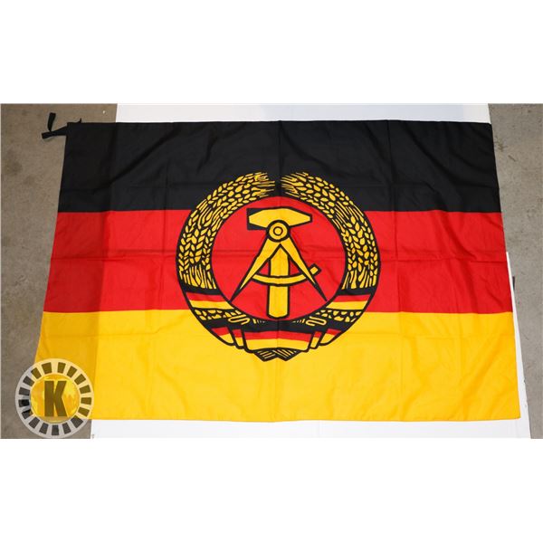 #398  EAST GERMAN COMMUNIST LARGE FLAG