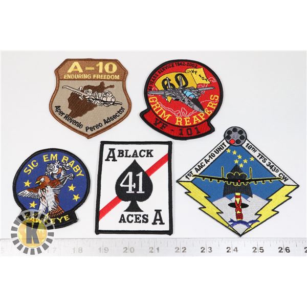 #462 LOT OF 5 ASSORTED USA AIR FORCE FIGHTER