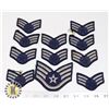 Image 1 : #470 LOT OF 11 USA AIR FORCE PATCH INSIGNIA