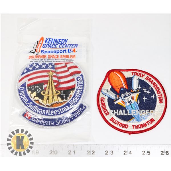 #471 LOT OF 3 NASA SPACE CENTER PATCHES INSIGNIA