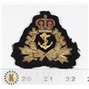 Image 1 : #480 LARGE ROYAL CANADIAN NAVY HAT CH BADGE