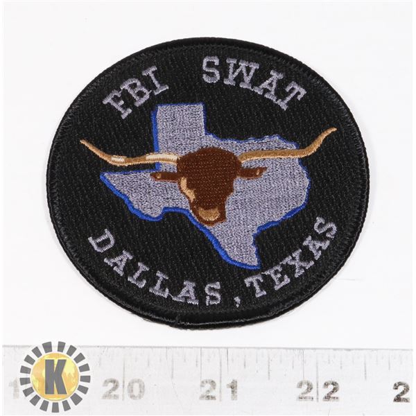 #483 FBI SWAT DALLAS TEXAS PATCH INSIGNIA