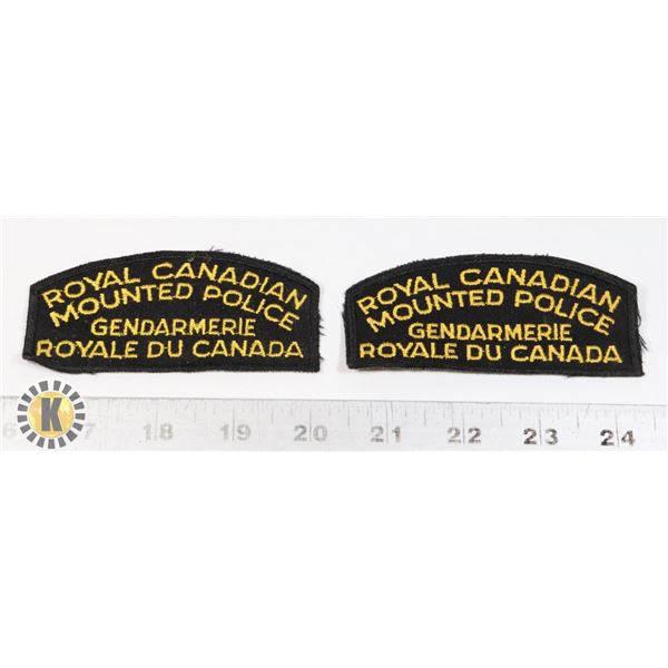 #486  LOT OF 2 VINTAGE RCMP CANADIAN MOUNTED