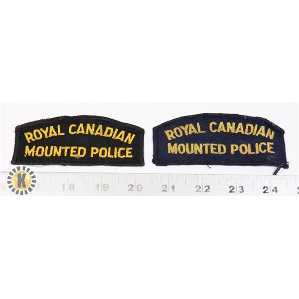 #487 LOT OF 2 VINTAGE 1960S RCMP CANADIAN