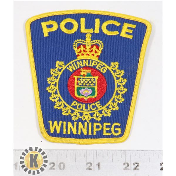 #488  WINNIPEG POLICE VINTAGE BADGE INSIGNIA