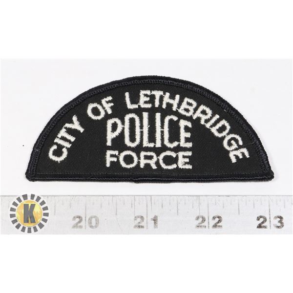 #490 VINTAGE CITY OF LETHBRIDGE POLICE FORCE