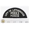 Image 1 : #490 VINTAGE CITY OF LETHBRIDGE POLICE FORCE