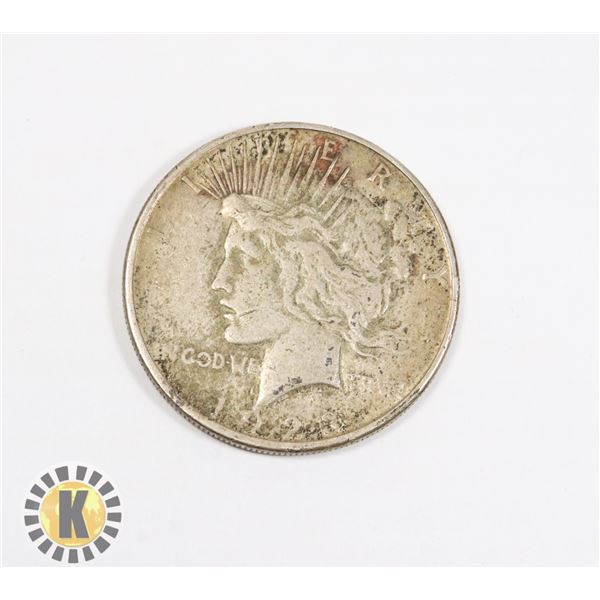 #517  SILVER UNITED STATES 1923 PEACE DOLLAR COIN