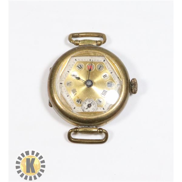 #537 1900S SMALL POCKET WATCH FANCY- NEEDS REPAIR