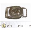 Image 1 : #555 1800S HEART BELT BUCKLE ANTIQUE WESTERN