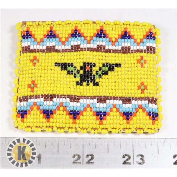 #564 NATIVE AMERICAN BEADED POUCH