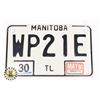 Image 1 : #615 MANITOBA 1998 LICENCE PLATE TRAILER WP2 1E