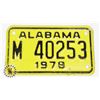 Image 1 : #619 ALABAMA USA SMALL SIZE LICENCE PLATE