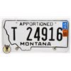 Image 1 : #656 U.S.A. LICENCE PLATE  1998 MONTANA