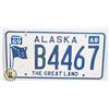 Image 1 : #663 U.S.A. LICENCE PLATE 1968 ALASKA THE GREAT