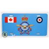 Image 1 : #664 ROYAL CANADIAN AIR FORCE LICENCE PLATE