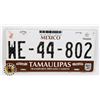 Image 1 : #675  LICENCE PLATE MEXICO TAMAULIPAS STATE