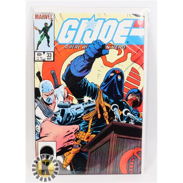 #878 MARVEL COMICS GI JOE G.I. JOE #33