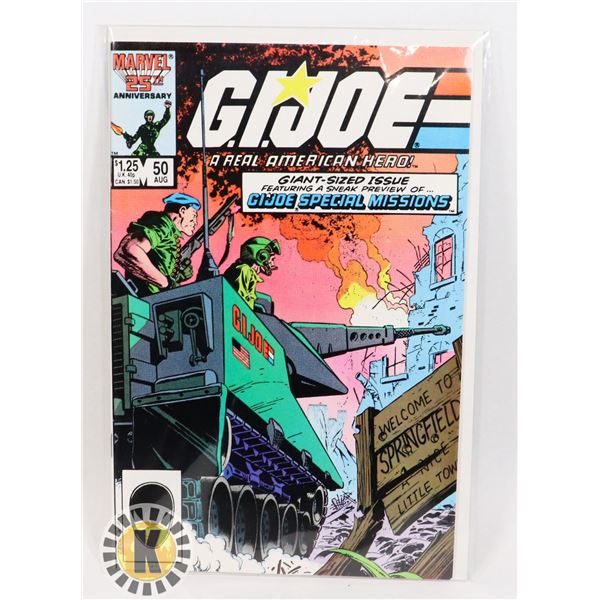 #895 MARVEL COMICS GI JOE G.I. JOE #50