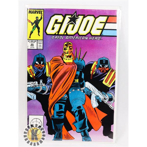 #905 MARVEL COMICS GI JOE G.I. JOE #69 DEBUT OF