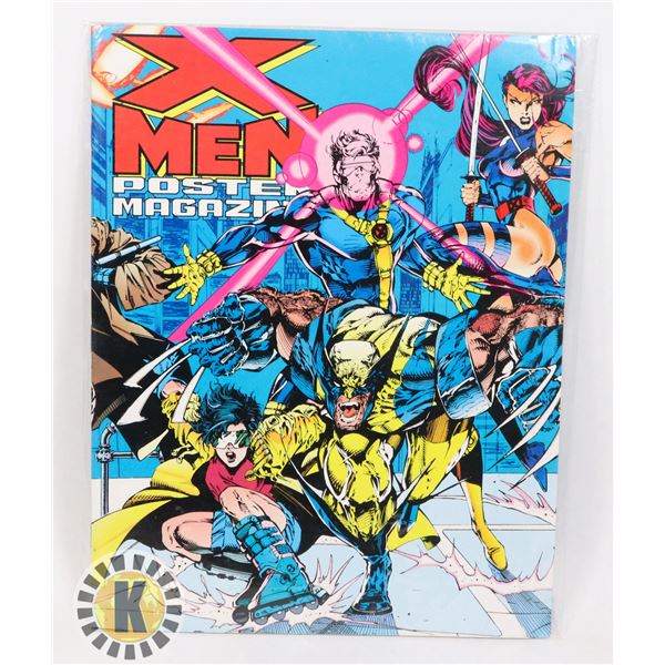 #926 MARVEL COMICS X MEN POSTER MAGAZINE #1 1992