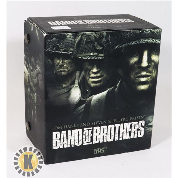 #934 VHS WWII BAND OF BROTHERS 6 TAPE SET