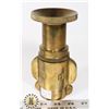 Image 1 : #946 ANTIQUE VINTAGE BRASS FIRE HOSE NOZZLE