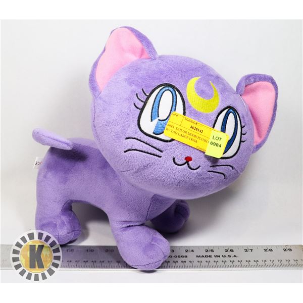 #984  SAILOR MOON PLUSH FIGURE W/ TAG LARGE LUNA