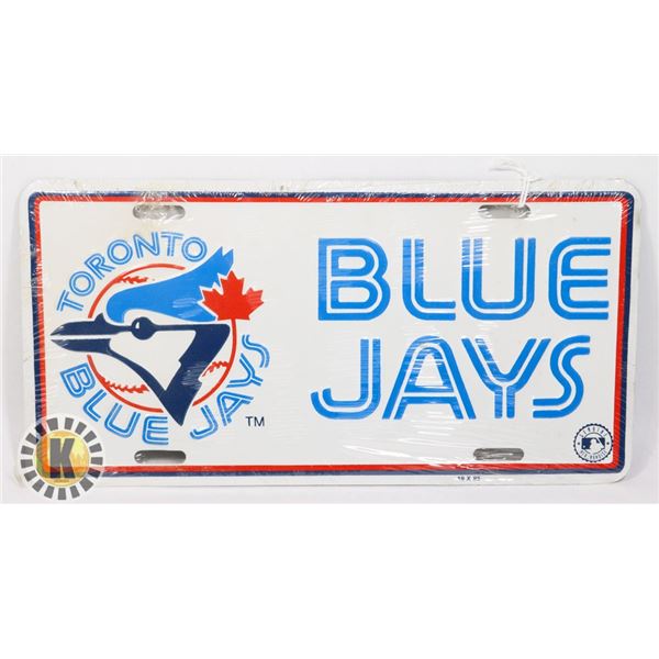 SEALED TORONTO BLUE JAYS LICENSE PLATE