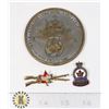 Image 1 : BUNDLE OF VINTAGE MILITARY MEDAL AND MEMBER PINS