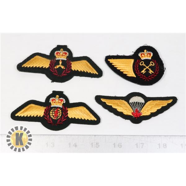 BUNDLE OF CANADIAN MILITARY CLOTH WINGS