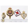 Image 1 : BUNDLE OF MILITARY COLLAR BADGE & ARM FORCE MOBILE