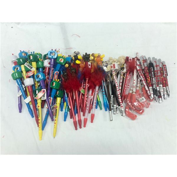 Pens & Pencils w/ erasers