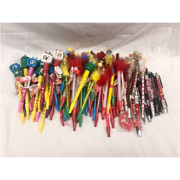 Pens & Pencils w/ erasers