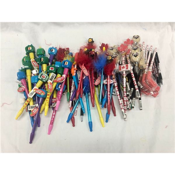 Pens & Pencils w/ erasers