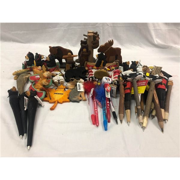 Wooden Ornaments & Pens