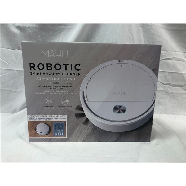 4 Small white Robotic Vacuums