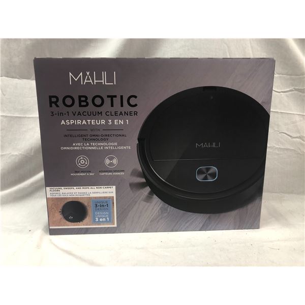 4 Small Black Robotic Vacuum