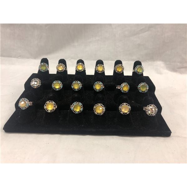 18 Assorted Fashion Rings