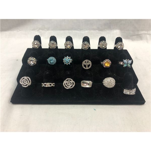 18 Assorted Fashion Rings
