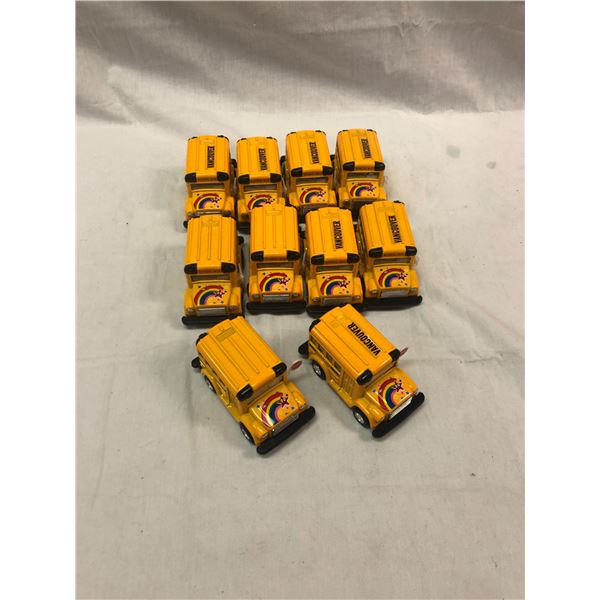 Friction Cars Rainbow School Bus