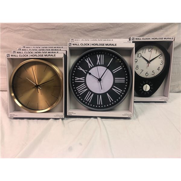 8 Wall Clocks