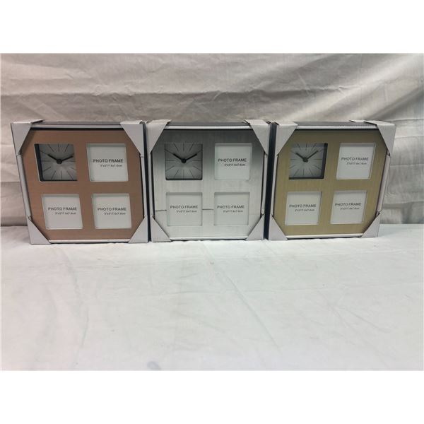 6 Photo frame clock