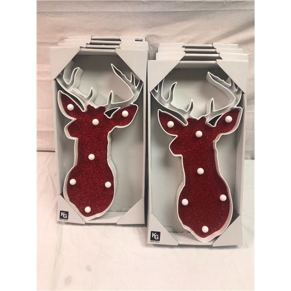 Lightup Reindeer Wall Decoration