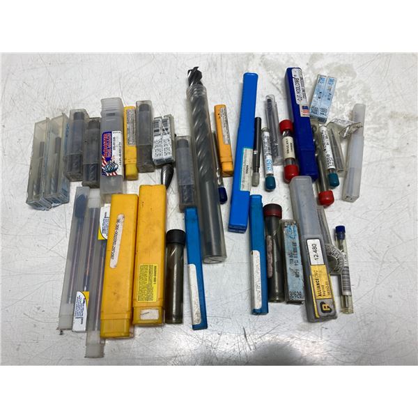 Lot of Misc Sold Carbide Cutters, Drills, End Mills, Etc.