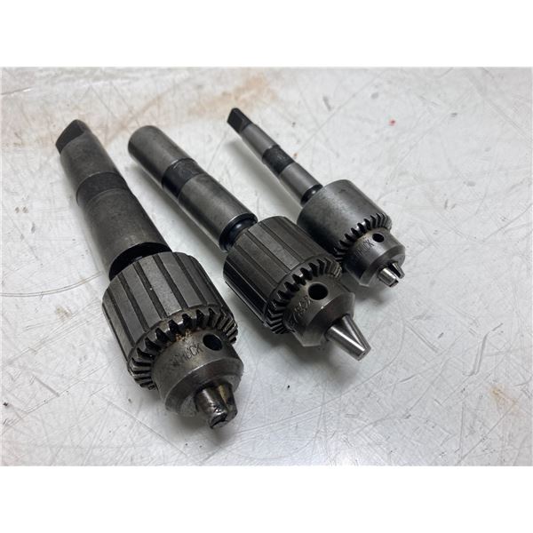 Lot of (3) Jacobs Drill Chucks