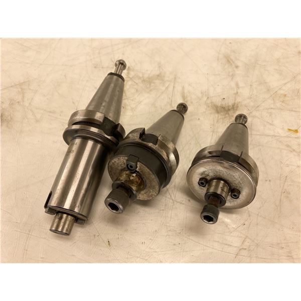 (3) BT40 Shell End Mill Holders