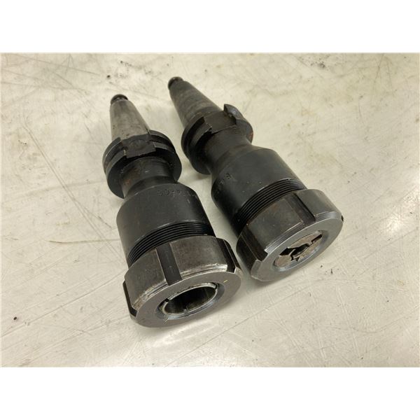 (2) CAT30 Balas C8 Collet Chucks, P/N: 30MM-VF4-C8