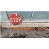 Image 1 : 55 INCH LONG SAW AND STOP SIGN