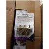 Image 2 : BOX OF DOOR HANDLES, BATHROOM FAN, LIGHT FIXTURE, BOX OF CABLE SPLITTERS